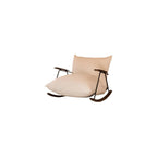 Cream Wind Rocking Chair Household Single Retro Sofa Living Room Balcony White Fat Lazy Leisure Lounge
